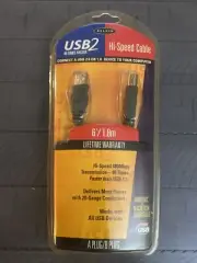 Belkin USB2 High-Speed 2.0 Device Cable 6' USB Type A-to-B Male Printer/Scanner