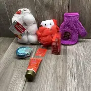Modern Expressions Bath Snowballs/Mitts/Fizzers/Lotion/Brush-Mirror/Loofah LOT