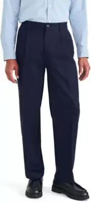 Dockers Men's Relaxed Fit Signature Iron Free Khaki with Stain Defender Pants-Pl