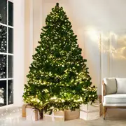 7FT Christmas Tree with LED Lights - Warm White