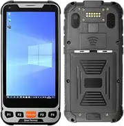 SH5-W Handheld Terminal with Barcode Scanner, Windows 10 Pro, Intel Cherry Trail Z8350, 4GB+64GB, 5.5" Rugged Handheld Device w/Honeywell N4680 Scan Engine (SH5-W + 2D Barcode)