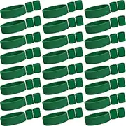 [Yuxung] 72 Pcs Neon Sweatbands Set 24 Pcs Athletic Headband 48 Pcs Tennis Gymnastics Wristbands International Countries Sports Games Competitions for Men Women Party Supplies
