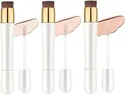 Reinforcaware 2 in 1 Anti-Wrinkle Concealer,Multi-Use Foundation Stick Makeup with Built-In Foundation Brush,Long Lasting Waterproof Coverage Concealer,Create a Natural Look (ALL)