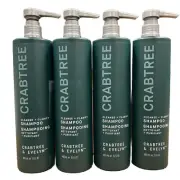 4 Bottles Crabtree & Evelyn Cleanse Clarify SHAMPOO 15oz Each
