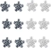 Snowflake Shaped Laundry Balls Dryer Balls Washer Balls(Set of 12) Grey and White