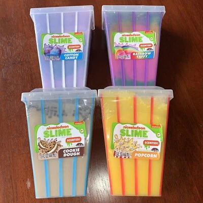 4 Pack Nickelodeon Slime Scented