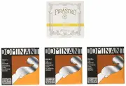 Violin String 4/4 Set E Pirastro Gold A. D. G Dominant E Line Loop End F/S Track