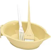 Ysyqkn Hair Coloring Tool, Silicone Hair Dye Bowl, DIY Dye Dye Bowl Living Room Tool, Yellow