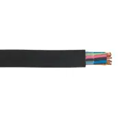 75' 18/24 SOOW Portable Power Cable Flexible CPE Jacket Black 600V