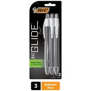 BIC Atlantis Exact Retractable Ballpoint Pen 0.7 Black 3 Pack