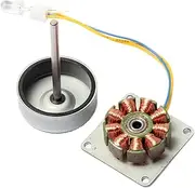 CrocSee Micro 3 Phase AC Mini Hand Brushless Motor Generator Model Science Experiment Kit for Students Aged Kid, Child