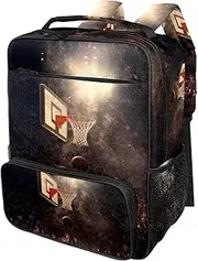 VTGHDEEQ Travel Backpack,Work Backpack,Back Pack,Basketball and Basketball Hoop,Backpack, L1xm1nxkzzpl, 14.4x11.6x5.7 in