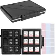 High Capacity Memory Card Case Card Holder for SD SDXC SDHC Cards * 18 + MicroSD