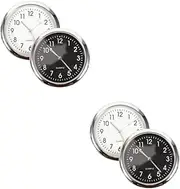 ULTECHNOVO 2sets Car Clock Pendant Clock for Accessories for Interior Automobile Dash Car Decoration Stick on Clock Clocks Car Digital Clock 2pcs*2
