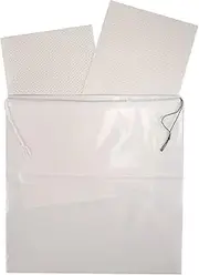 Semapak Pack of 25 Disposable Travel Vomit Bags with Absorbent Pads, Leak Resistant Portable Nausea Bags