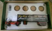 Corgi Classics 14302 Eddie Stobart Foden S21 Artic Trailer Load & Wooden Plinth