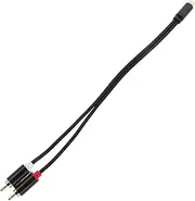 Ciieeo Female to Dual Male RCA Splitter Stereo Audio Y Cable Gold Plated Adapter Connector for Tv Smartphone Tablet Speaker Theater