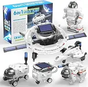 [TEMI] Projects for Kids Ages 8-12, Science Kits for Boys 8-14, 6-in-1 Solar Robot Space Toys Building Science Kits Gifts 7 8 9 10 11 12 13 Year Old Boys Girls Teen