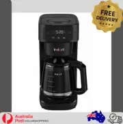 Instant Infusion Brew 12 Cup Drip Coffee Maker - Classic Black Design Timer AU