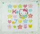 【震撼精品百貨】Hello Kitty 凱蒂貓 方巾-彩色愛心 震撼日式精品百貨
