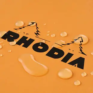 【Rhodia】N°18_A4上掀式筆記本_橫線留邊內頁80張_ 橘色