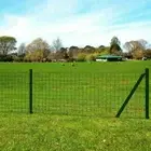 vidaXL Euro Fence Steel 25x1.2 m Green 2BB