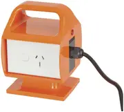 Powertech 15A to 10A Mains Power Adaptor with RCD For RV Caravans 3Pin AU Style
