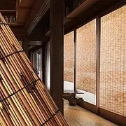 Waterproof Bamboo Blinds Outdoor, Bamboo Roll Up Shades, Natural Privacy Screen, Door Blinds, Window Blinds And Shades, Custom Blinds Lifting Shutters, Sunshade/Heat Insulation, Retro Decorative Curta