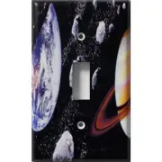 SnazzySwitch Outer Space Decorative Light Switch Plate Cover