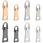 Zipper Pull 4 Colors 8PCS Metal Zipper Handle Mend Fixer Fixer Zippers Tab Re...