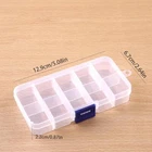10 Compartments Plastic Box Case For Jewelry Bead Container Craft Storage V0Y7