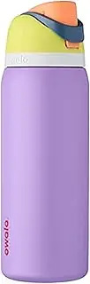 Owala FreeSip Insulated Stainless Steel Water Bottle with Straw for Sports and Travel, BPA-Free, 32-Ounce, Retro Boardwalk