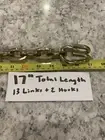 Snow Tire Chain 17" Repair Replacement Square Link Cross Chains Section Part 53