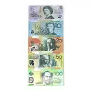 50 Sheets Australian Play Money Souvenir Note Pads Mixed