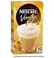 Nescafe instant Vanilla latte Coffee Just Pour into Hot Water & Ready To Drink