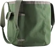 Baxnore Watertight Garden Tool Tote Bag, 30x29 cm Portable Canvas Organizer, Multi Pocket Gardening Storage Bag for Gardening Allotment