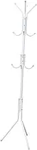 Cabilock Sturdy Tree Hat Rack Stand 12 Tapered Hooks Coat Hat Holder Iron Construction Simple Design