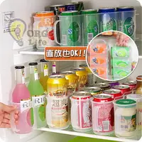 在飛比找樂天市場購物網優惠-手拉式 易開罐整理架 鋁罐飲料 收納架 置物架 飲料收納 冰