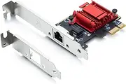 10Gtek Intel I210 Chip 1G Gigabit Ethernet/Network Card (NIC), Single Copper RJ45 Port, PCI Express 2.1 X1, Same as I210-T1