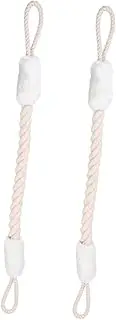 Toyvian 2pcs Door Stop: Anti-Collision Door Handles Rope Stopper Kids Finger Pinch Guard Window Protectors for Bedroom Home Living Room