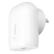 Belkin BoostUp 30W PPS Wall Charger-With USB-C PD - White