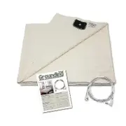 Earthing Double Bed Grounding Sheet Shield Emf Anti Radiation Conductive Fabric Bed Mat 68*132