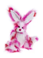 Charlie Bears 2024 Sweet Tooth Bunny Rabbit Teddy Bear Plush Soft Pink Animal