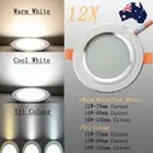 12X LED Down Lights CCT DIM 3500-6500K Cool White With AU Plug Dimmable 12W16W