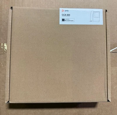 POLY 2200-49720-019 CCX 500 BUSINESS MEDIA PHONE, TEAMS, POE - NEW