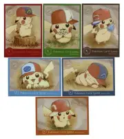 Pikachu in Ash's Hat FULL SET Individual Card Sleeves Pokemon Center Japan