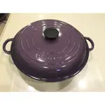 LE CREUSET 葡萄紫30公分壽喜燒鍋