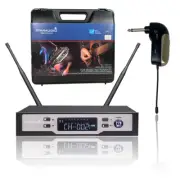 Wireless UHF Microphone System Stage Guitar Straight pug Angled plug Show Mics