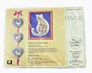 Creative Circle Embroidery Kit 0556 Floral Cat n' Mat by Melanie Vogel 8"x10"