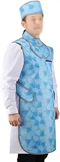 [KJIASDFE] X-Ray Shield 0.35mmPb/0.5mmpb X-Ray Apron,X-Ray Protective Radiation Apron with Thyroid Collar and Lead Cap, Dental Xray Lead Apron Unisex Lead Xray Vest
